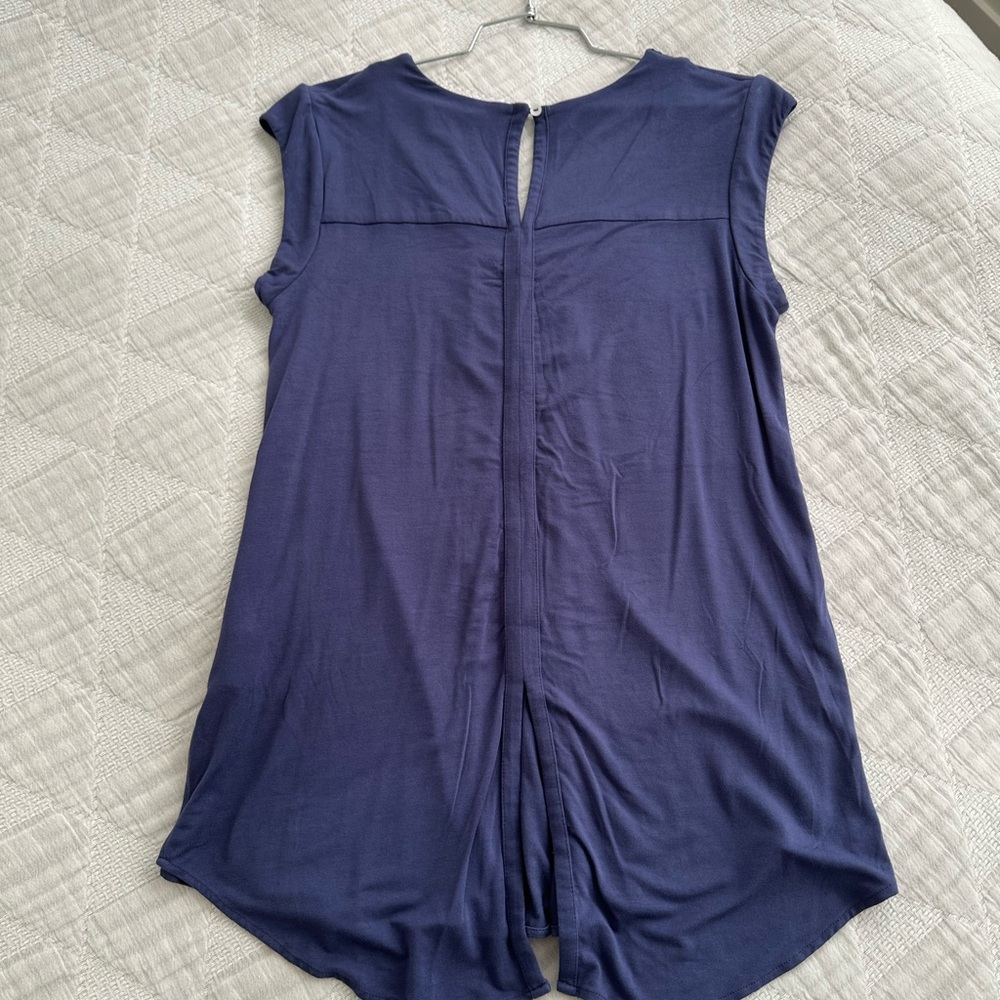 A Pea in the Pod Purple Embellished Blouse - Picture 5 of 10